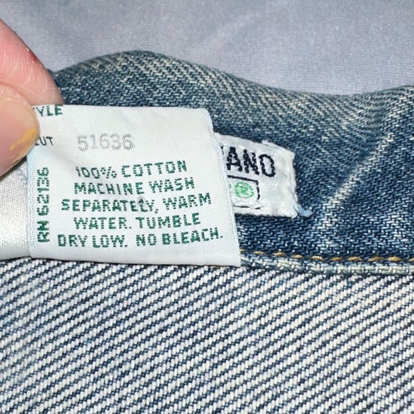 Georges Marciano for Guess • Vtg Denim Jean Jacket • Men’s sz M • Style 10807 - Picture 11 of 14